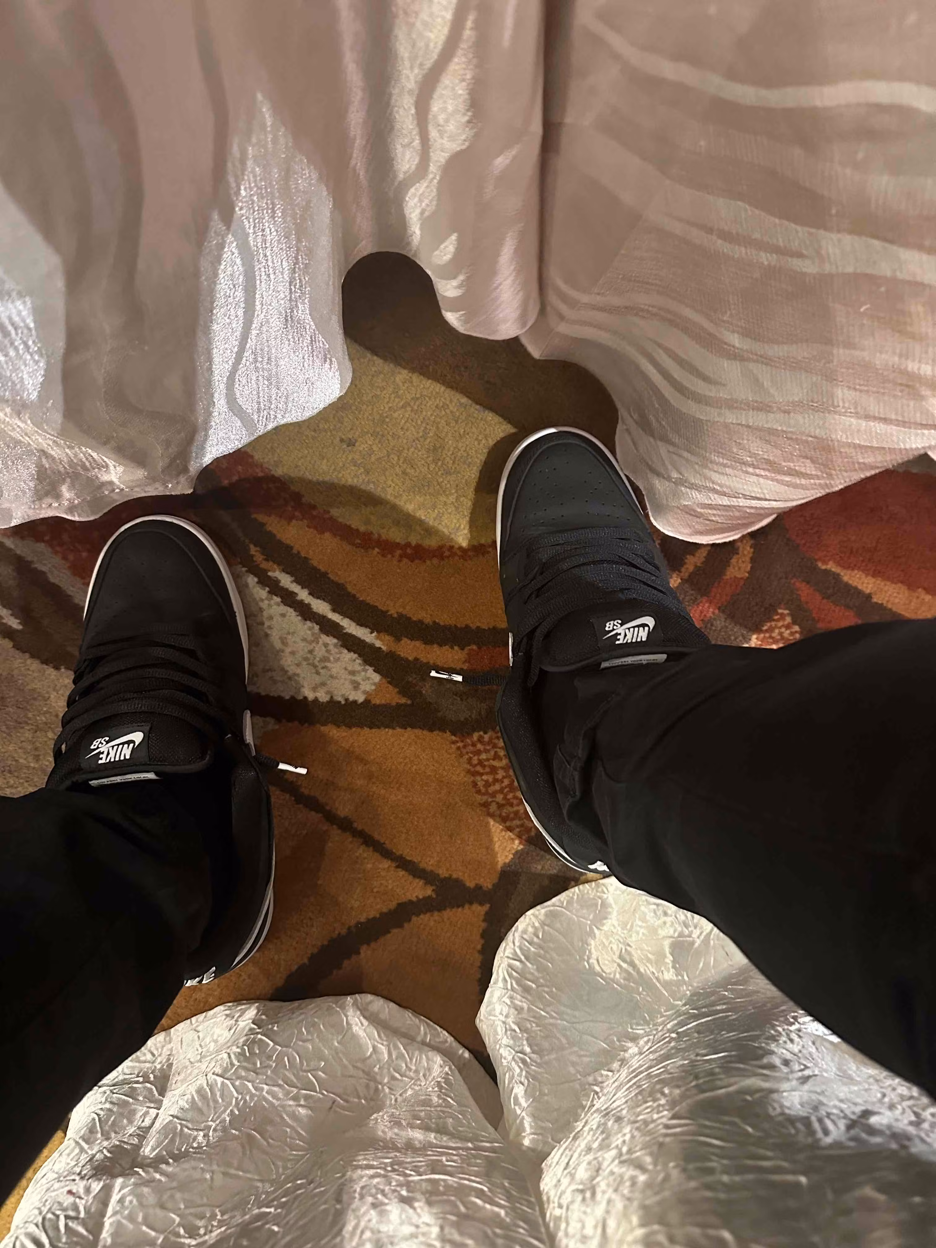 Nike SB Dunk Low Pro 'Black White Gum' 854866-019 Nike SB Dunk Low Pro 'Black White Gum' 854866-019